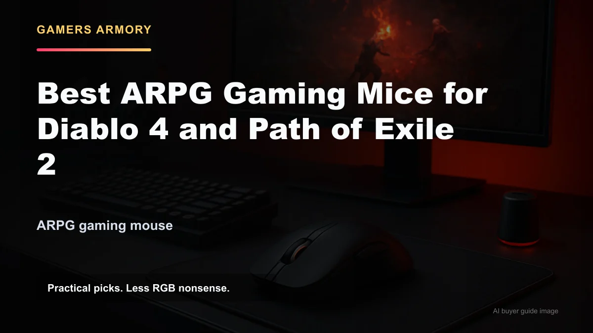 Best arpg gaming mice for diablo 4 and path of exile 2 buyer guide image