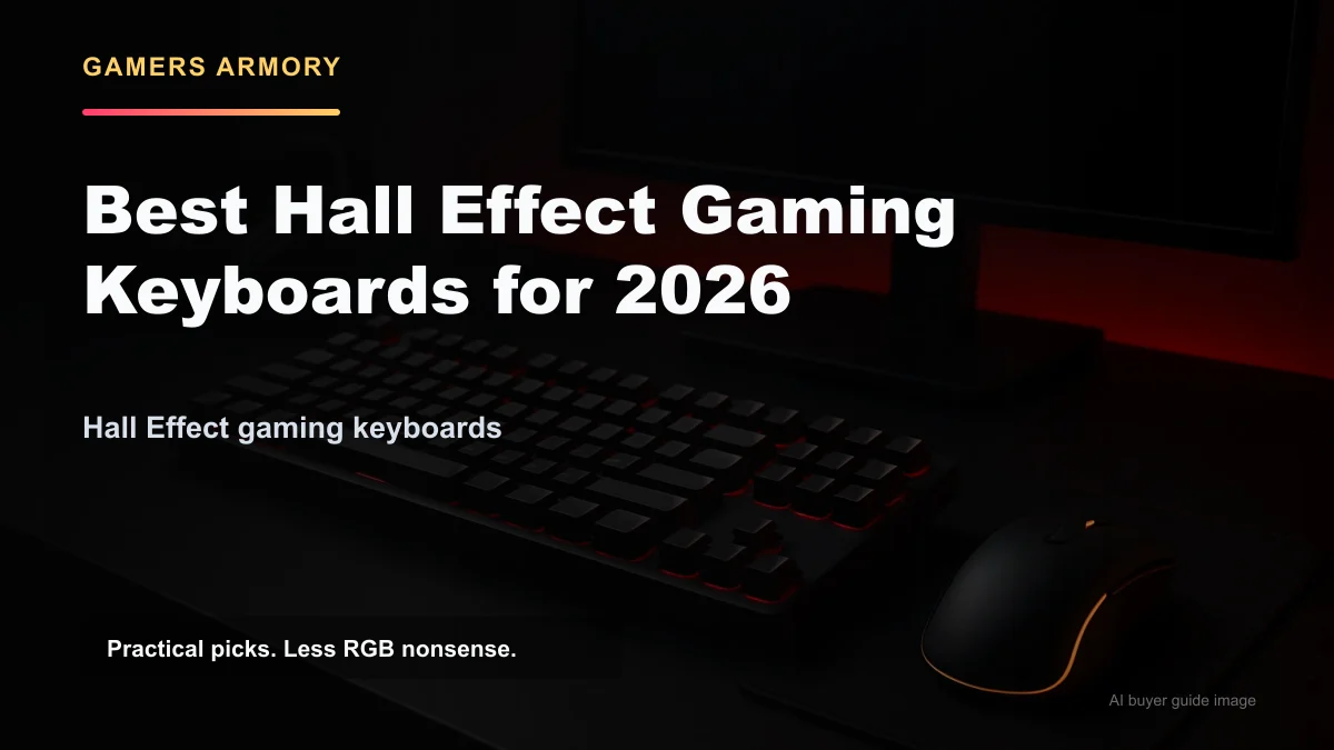Best hall effect gaming keyboards for 2026 buyer guide image