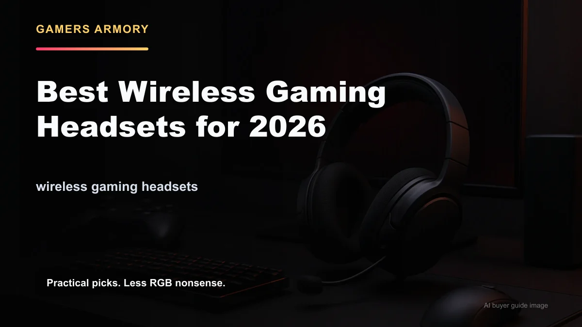 Best wireless gaming headsets for 2026 buyer guide image